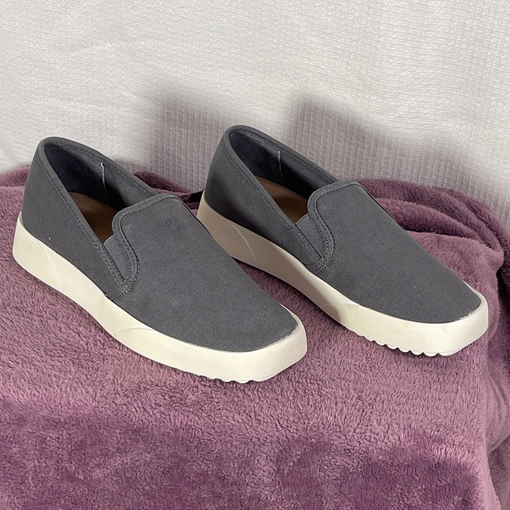 Lucky Brand Charcoal Slip-On Shoes